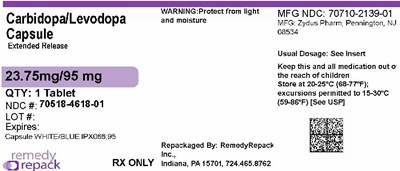 Mm2 (Carbidopa Levodopa 23.75mg 95mg 70518 4618 01)